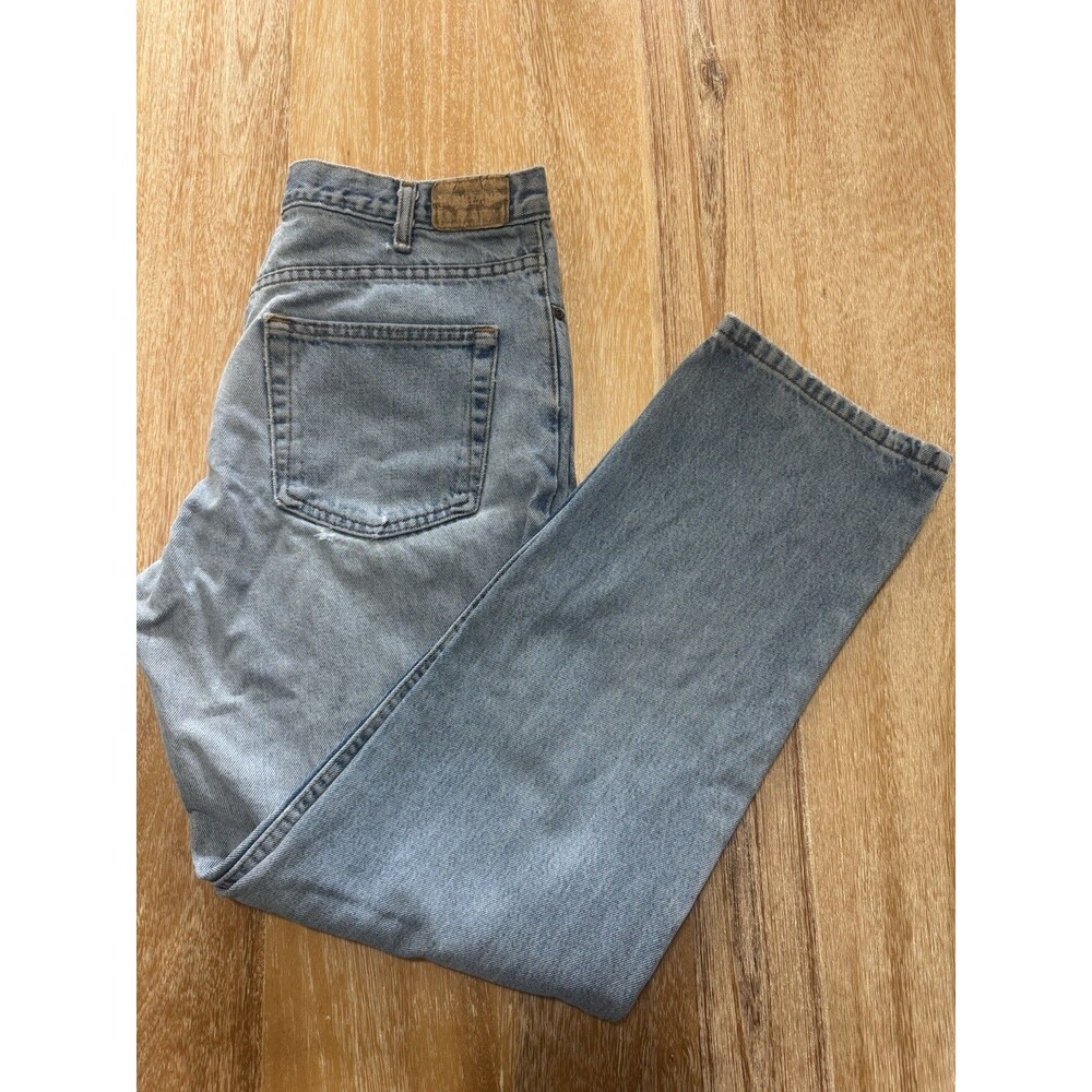 Kirkland Signature Jeans Mens Tag 34x32 Measures 33x31 Distressed Thrashed Y2K
